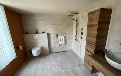 Speciaal aangepaste mindervalide badkamer